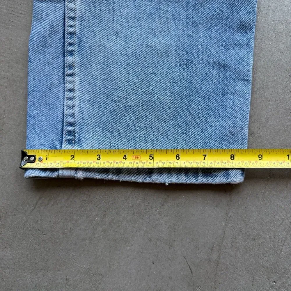 Wrangler Rugged Wear Jeans Mens 35 x 32 Denim Relaxed Fit Western 35001AI Blue